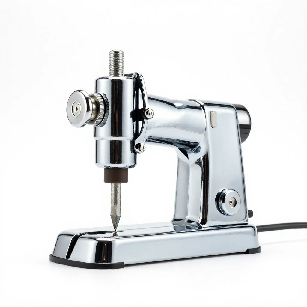 Riveting machine isolated on a white background
