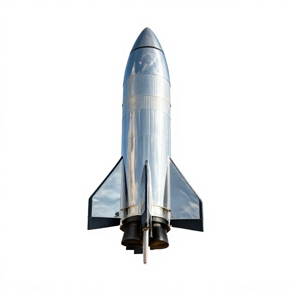 Rocket isolated on a white background