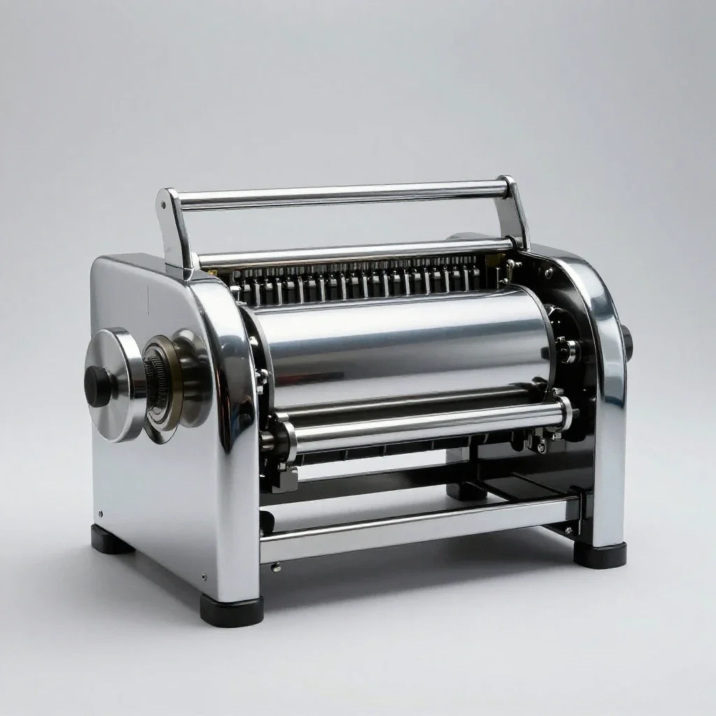 Rotary press isolated on a white background