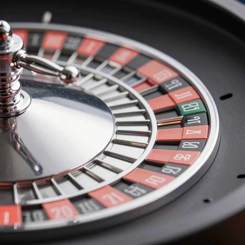 Roulette isolated on a white background