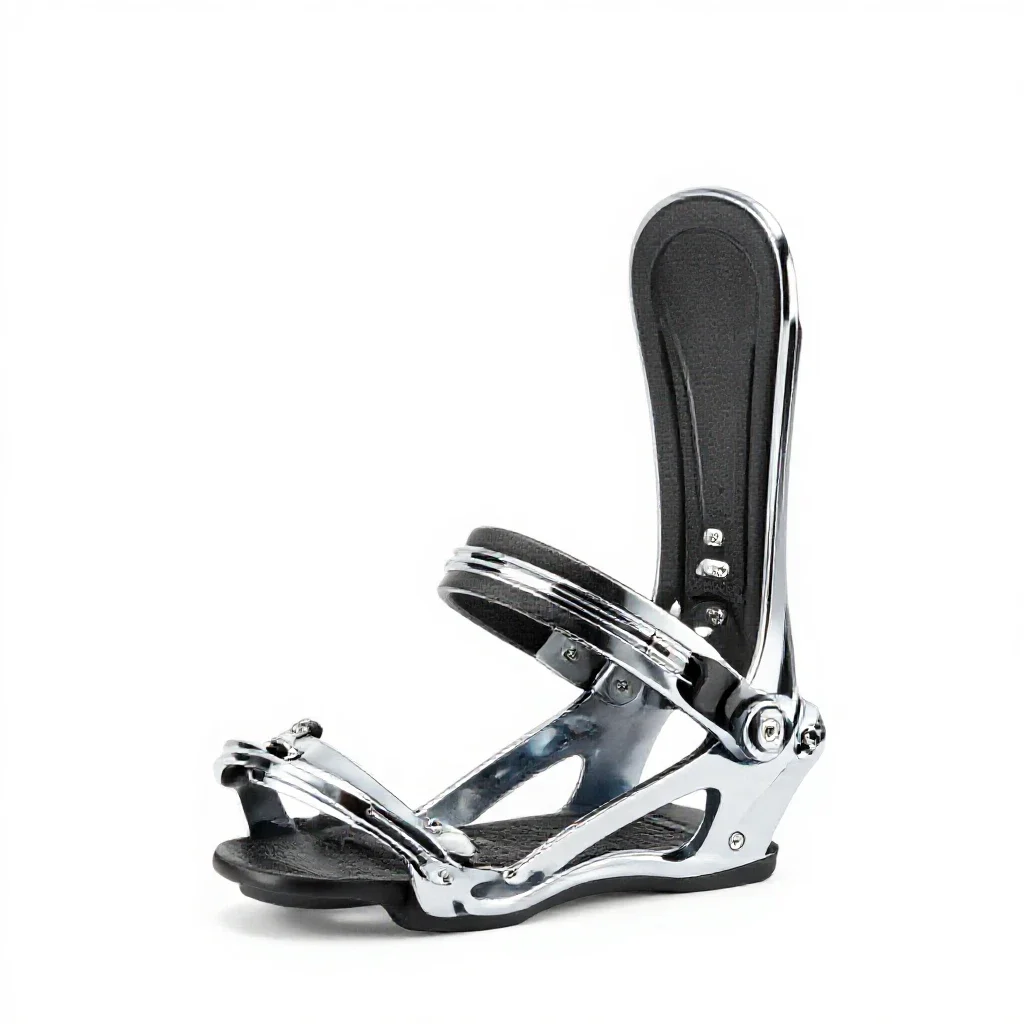 Ski binding isolated on a white background