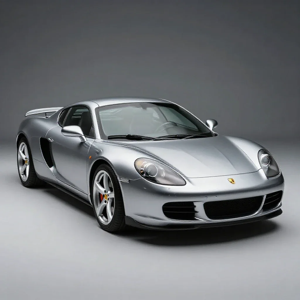 Sports car isolated on a white background