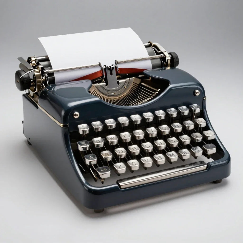 Stenograph isolated on a white background