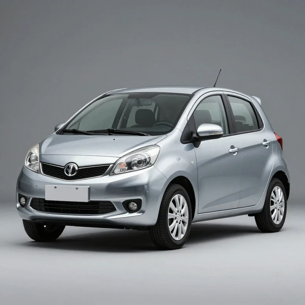 Subcompact isolated on a white background