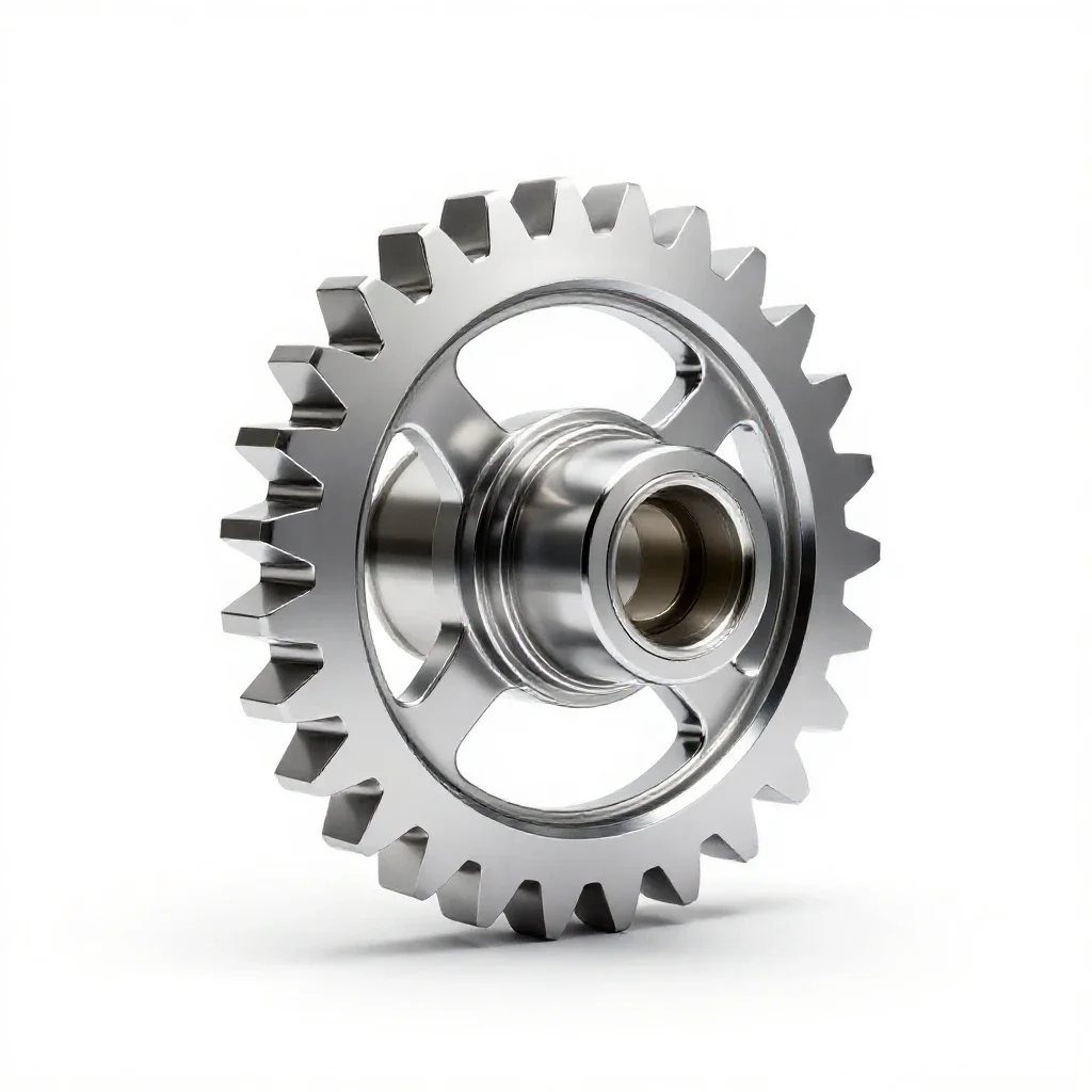 Sun gear isolated on a white background