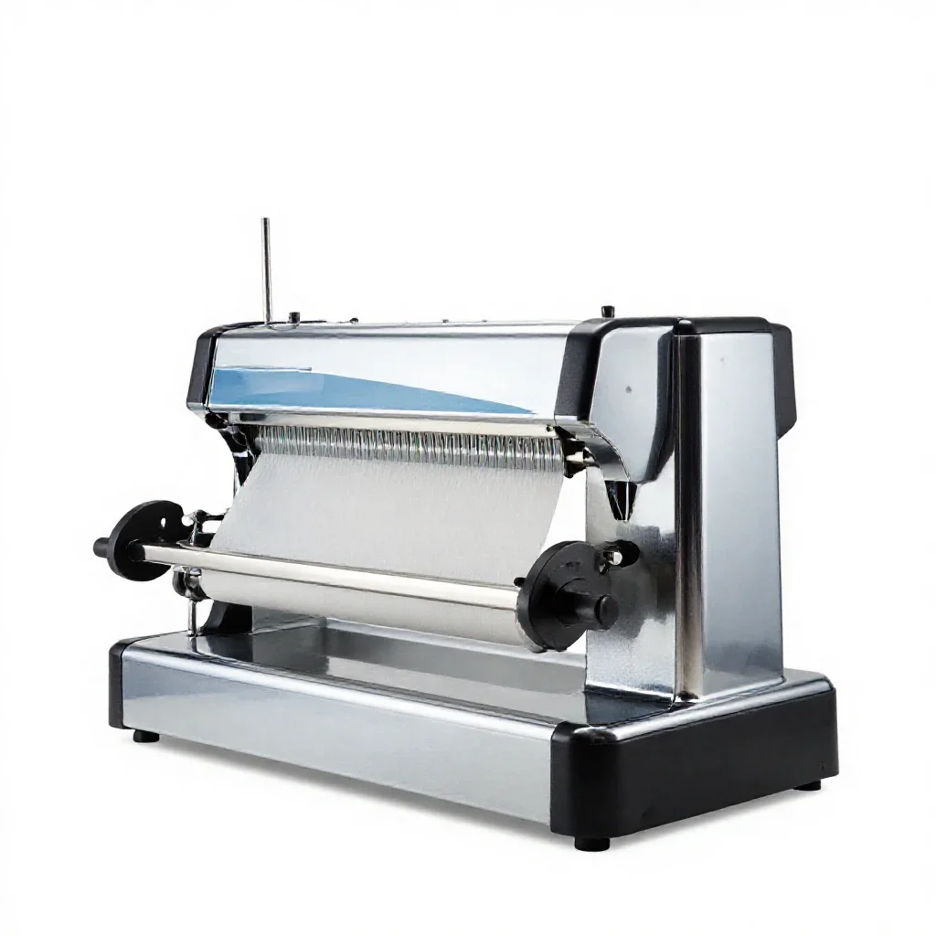 Textile machine isolated on a white background
