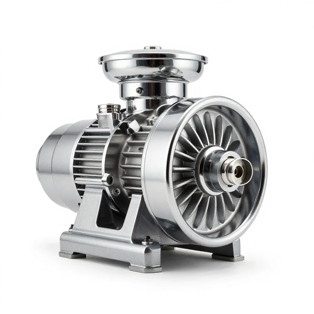 Turbine isolated on a white background