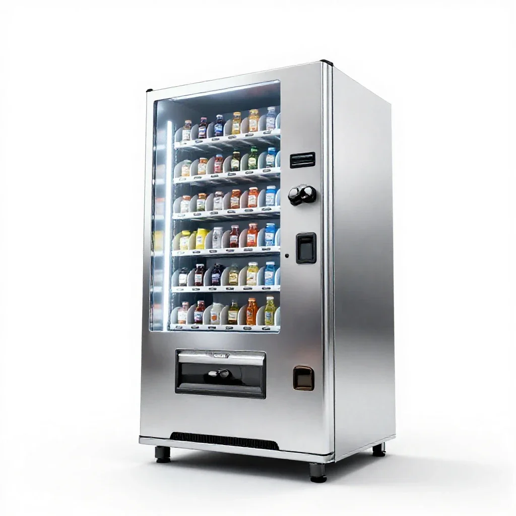Vending machine isolated on a white background
