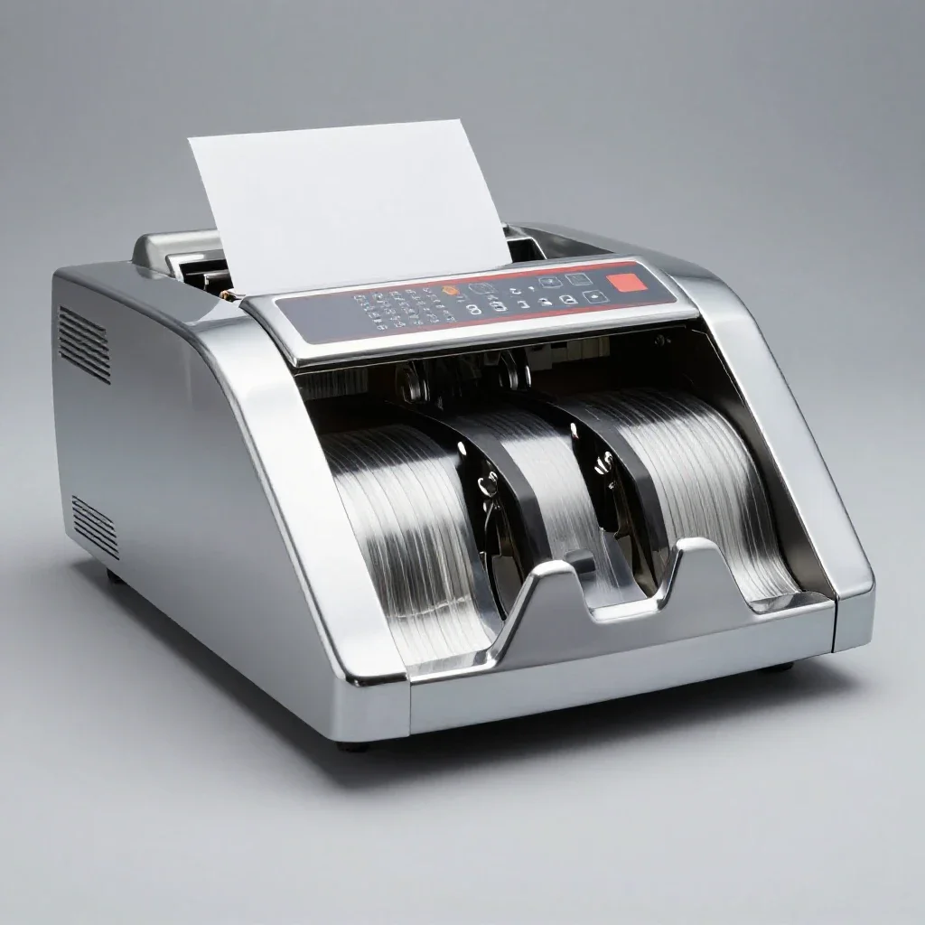 Voting machine isolated on a white background
