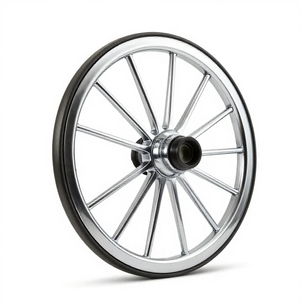 Wagon wheel isolated on a white background