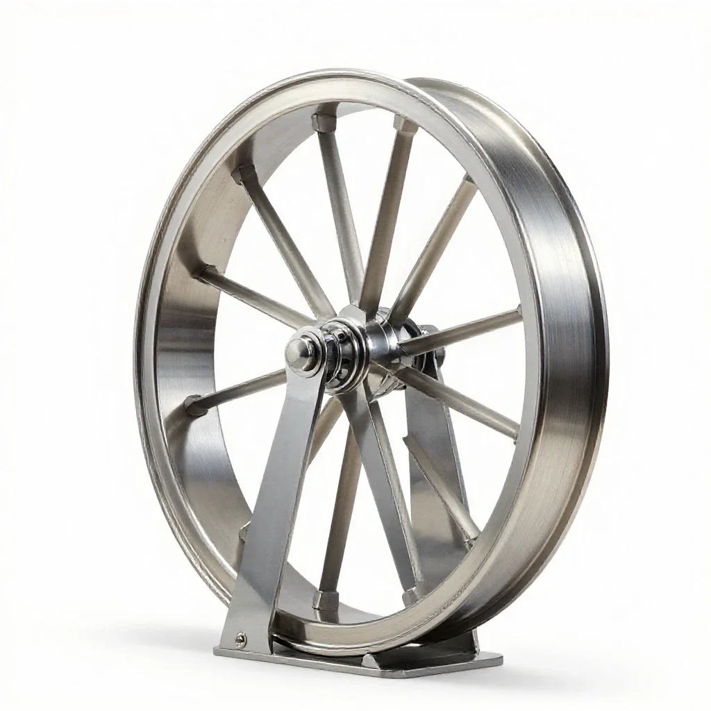Waterwheel isolated on a white background
