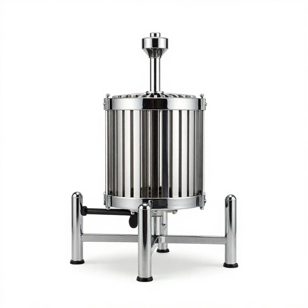 Winepress isolated on a white background