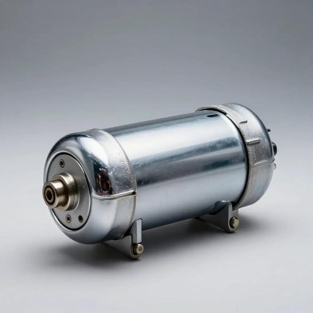 Wiper motor isolated on a white background