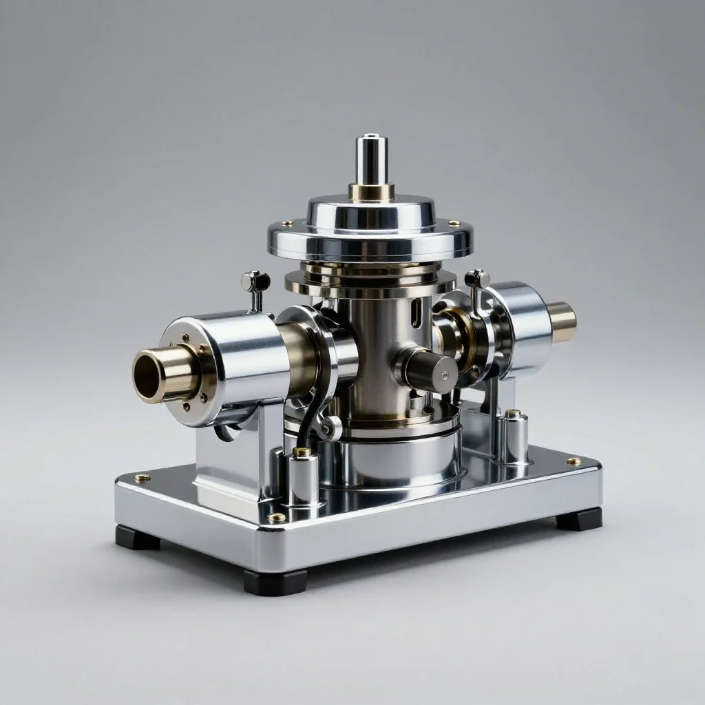 Electromechanical device isolated on a white background