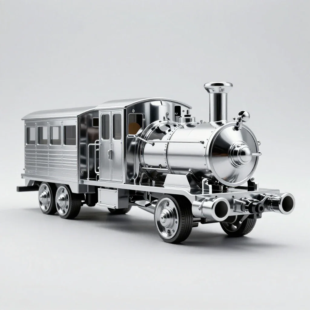 Epicyclic train isolated on a white background