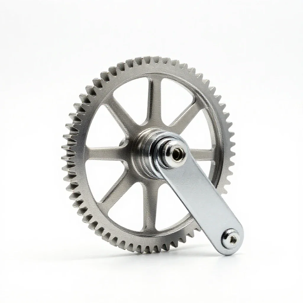 Escape wheel isolated on a white background