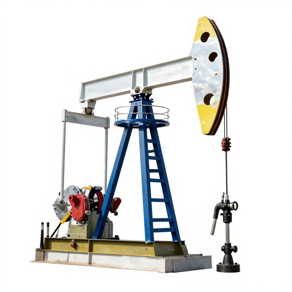 Oil pump isolated on a white background