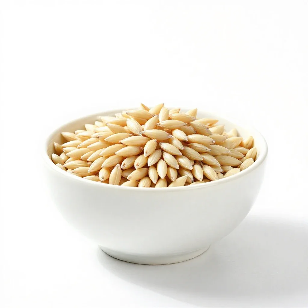 Barley water isolated on a white background