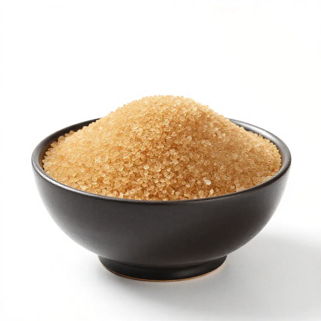 Beet sugar isolated on a white background