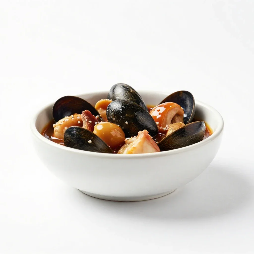 Bouillabaisse isolated on a white background