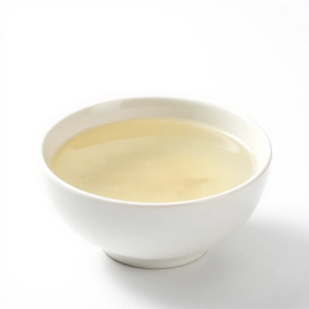 Broth isolated on a white background