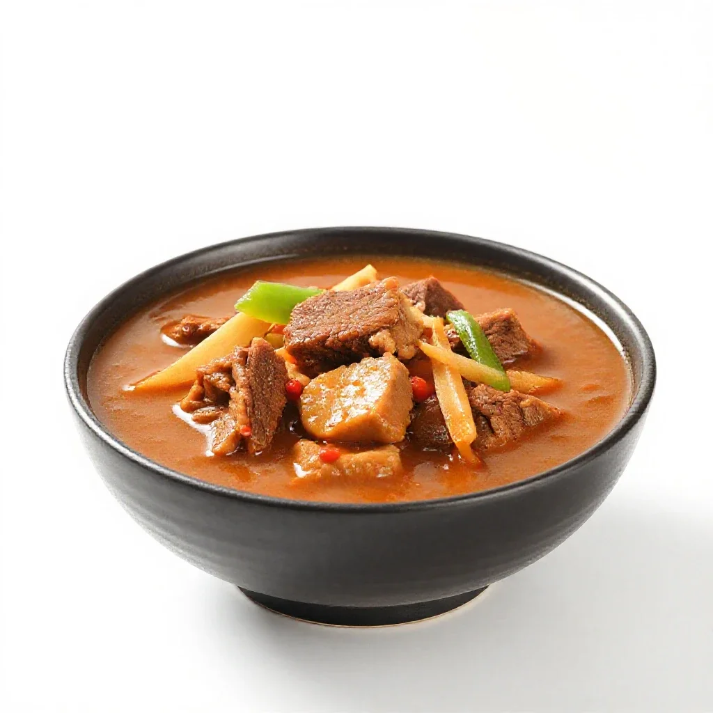 Burgoo isolated on a white background