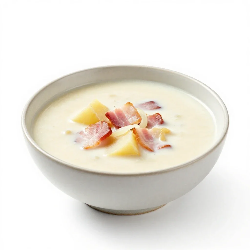 Chowder isolated on a white background