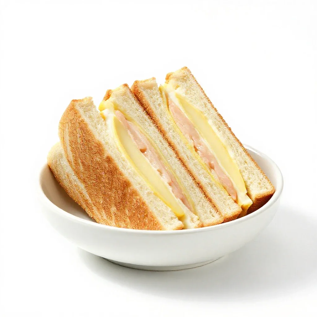 Club sandwich isolated on a white background