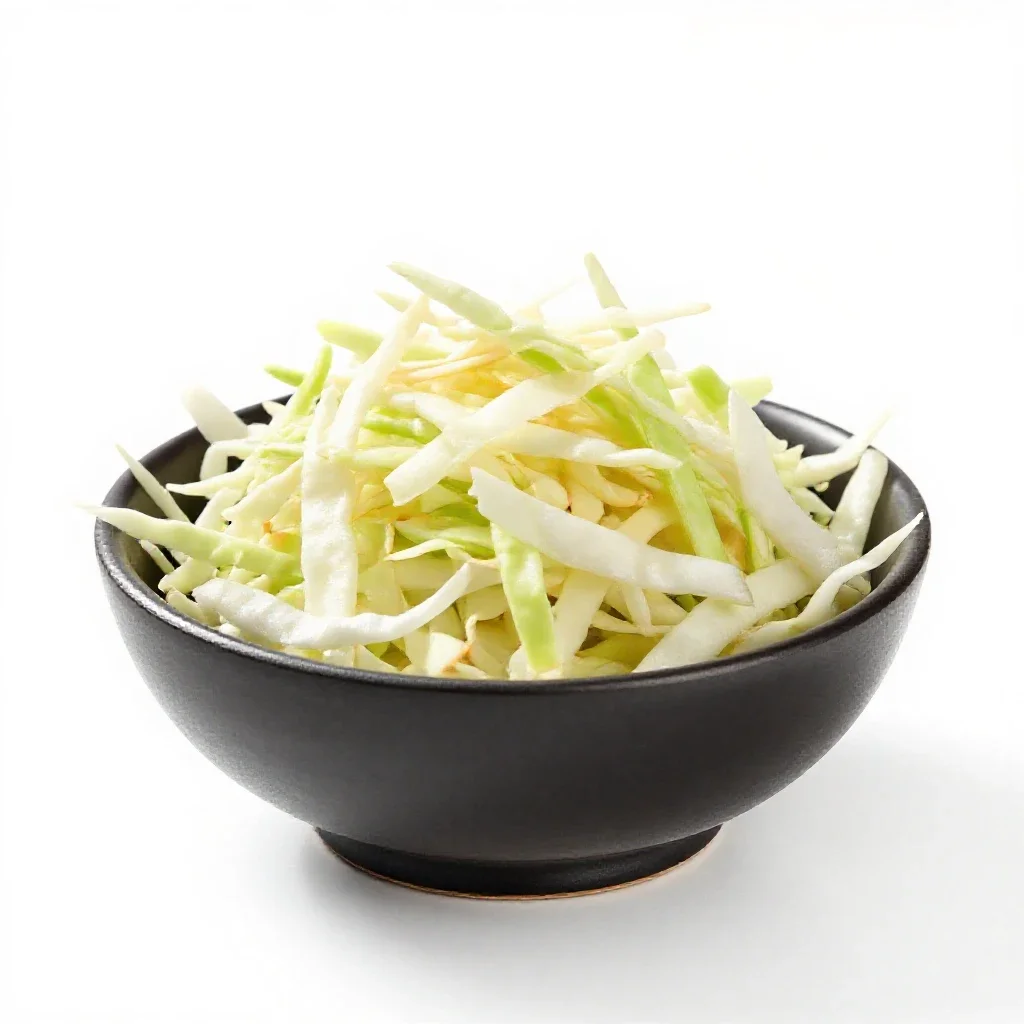 Coleslaw isolated on a white background