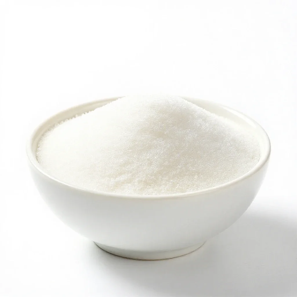 Corn sugar isolated on a white background