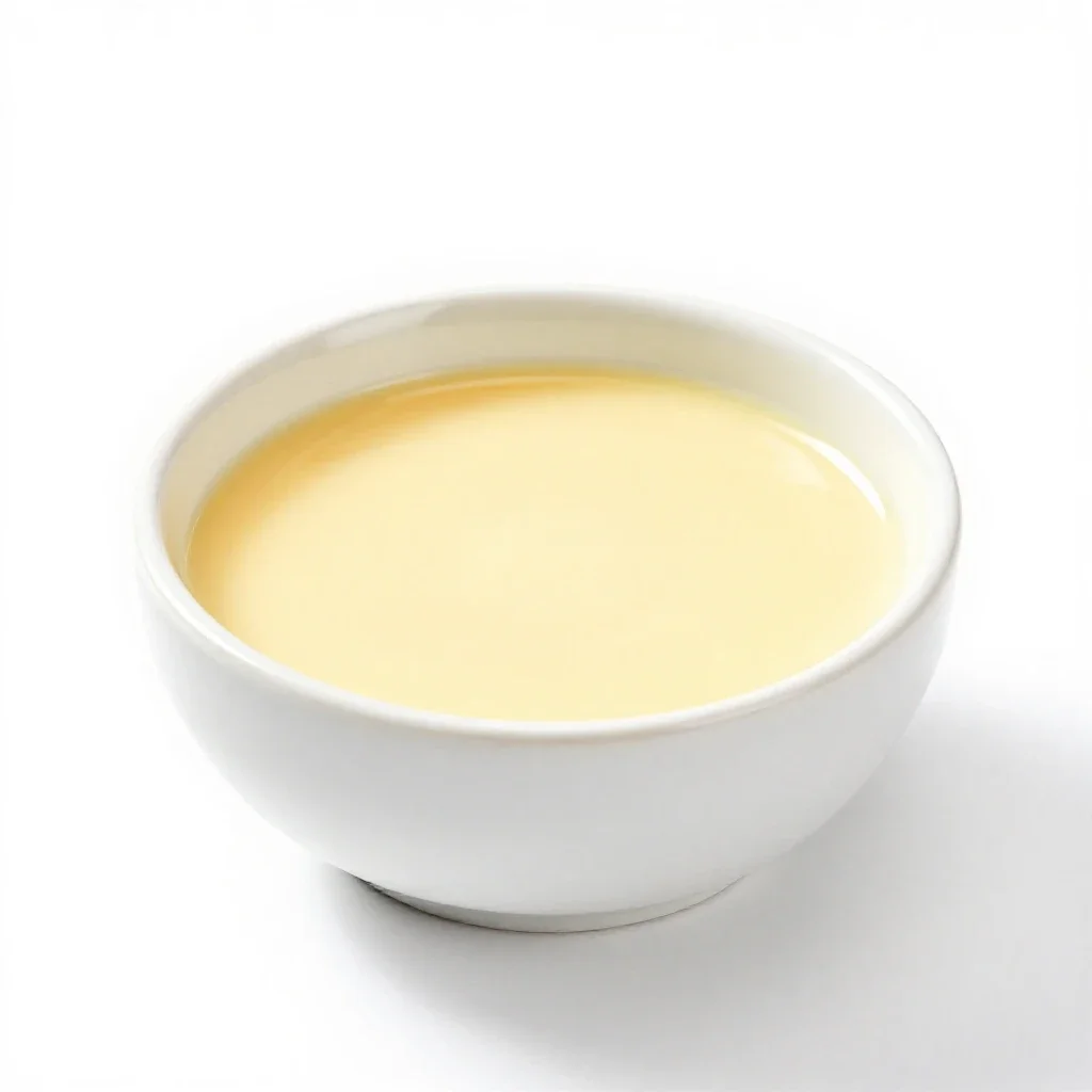 Custard isolated on a white background