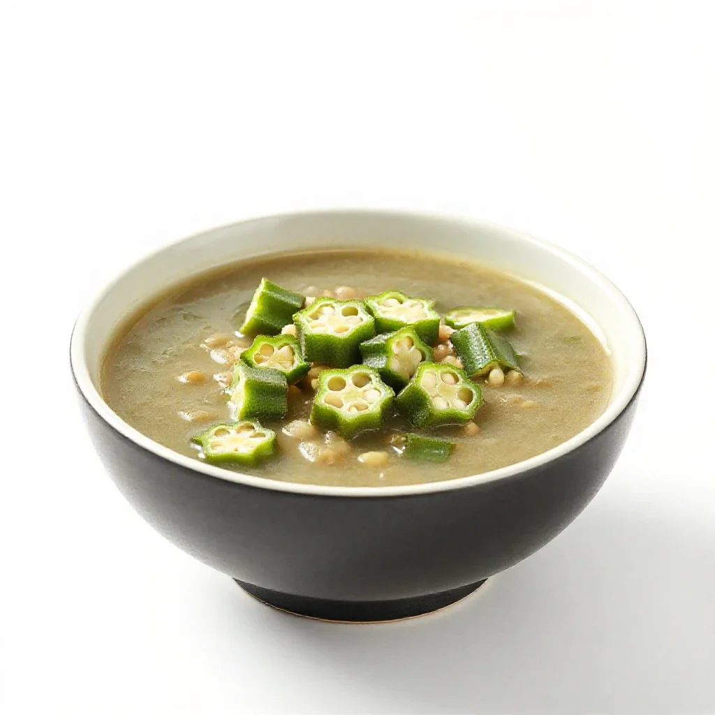 Gumbo isolated on a white background
