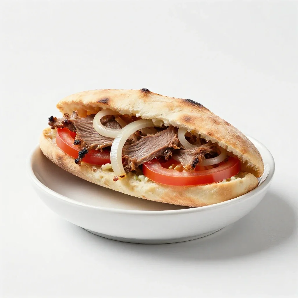 Gyro isolated on a white background