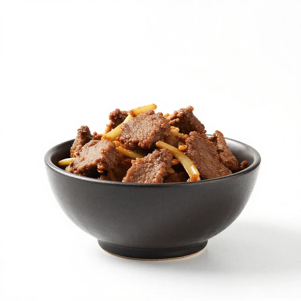 Hotchpotch isolated on a white background