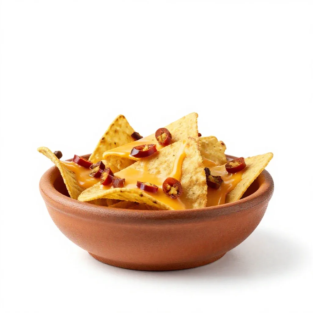 Nacho isolated on a white background