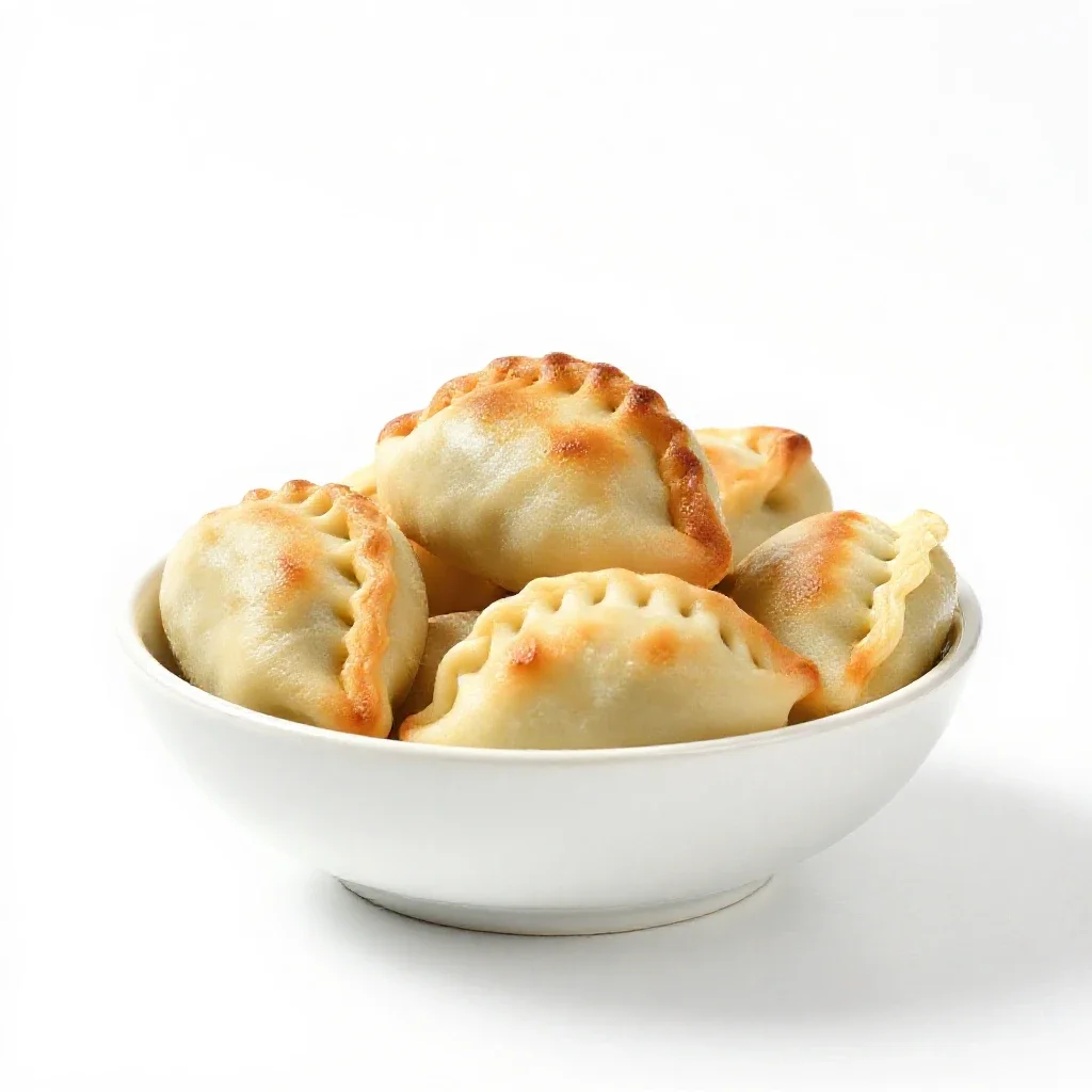 Pirogi isolated on a white background