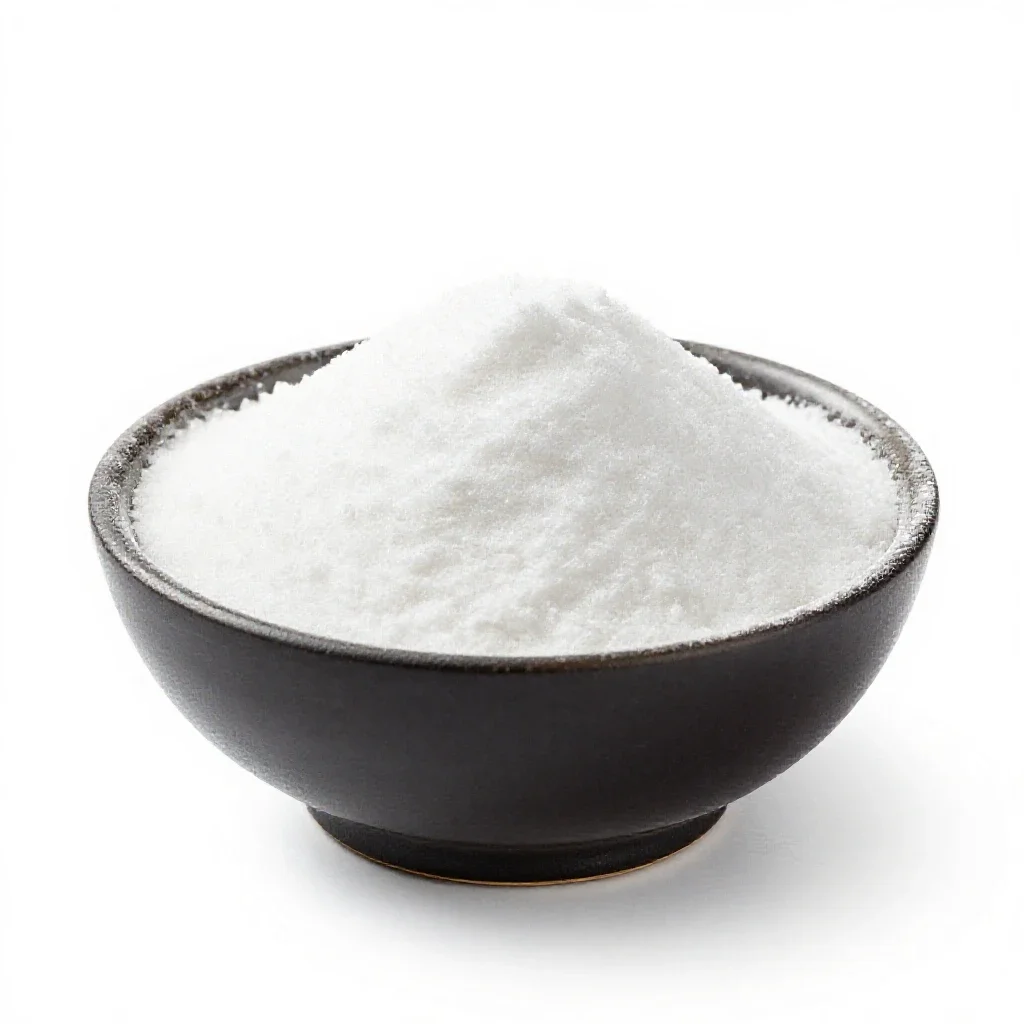 Powdered sugar isolated on a white background