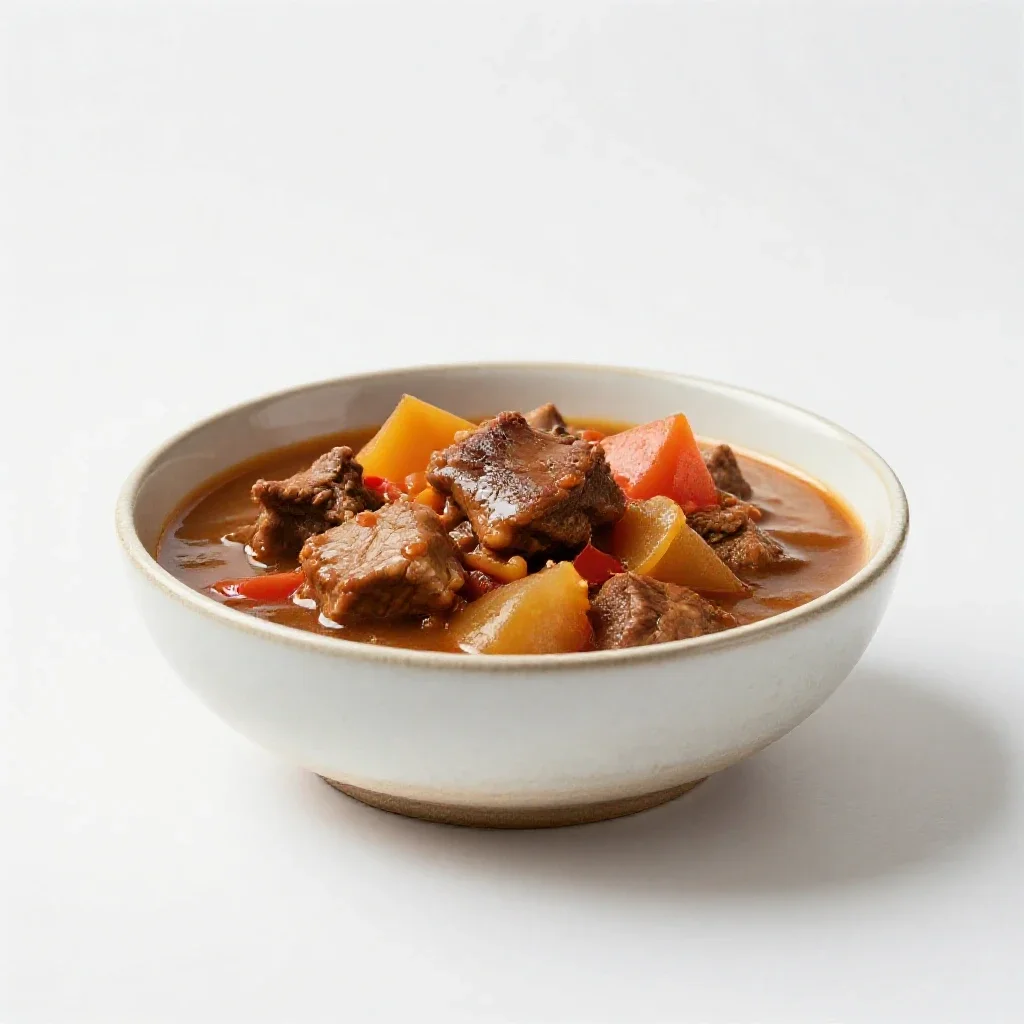 Ragout isolated on a white background