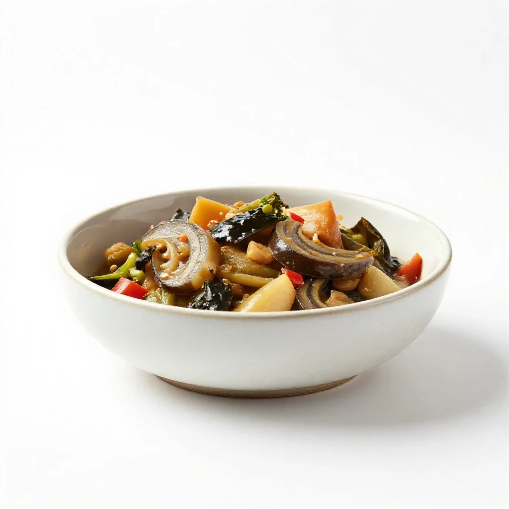 Ratatouille isolated on a white background