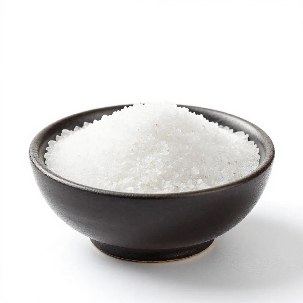 Seasoned salt isolated on a white background