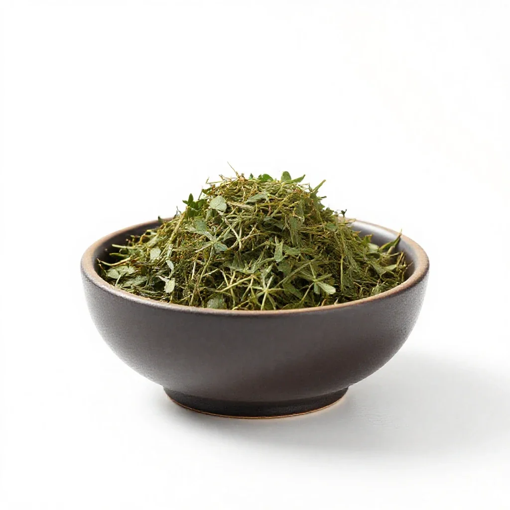 Wintergreen oil isolated on a white background