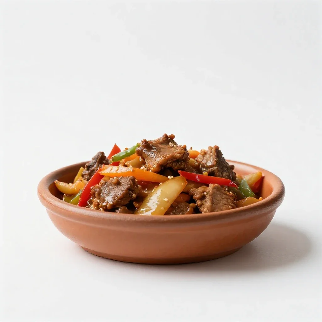 Adobo isolated on a white background