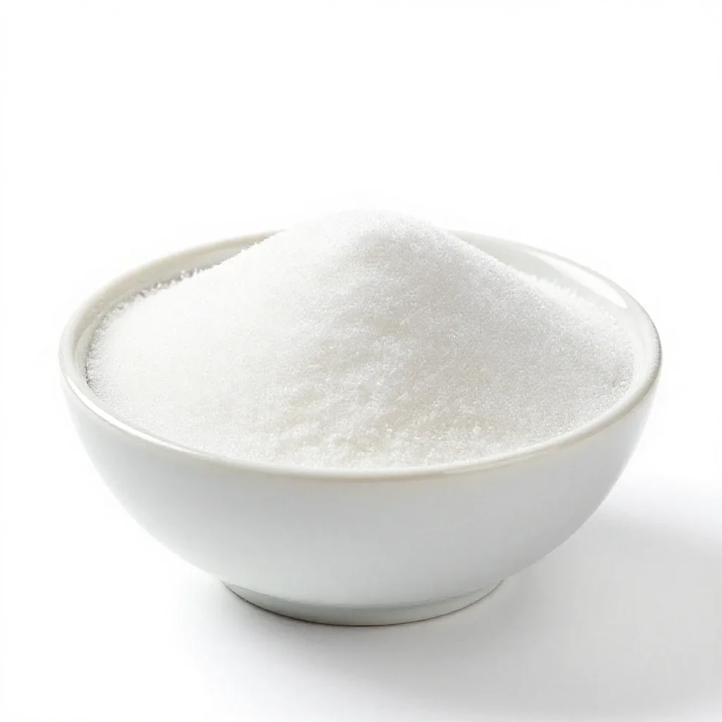 Icing sugar isolated on a white background