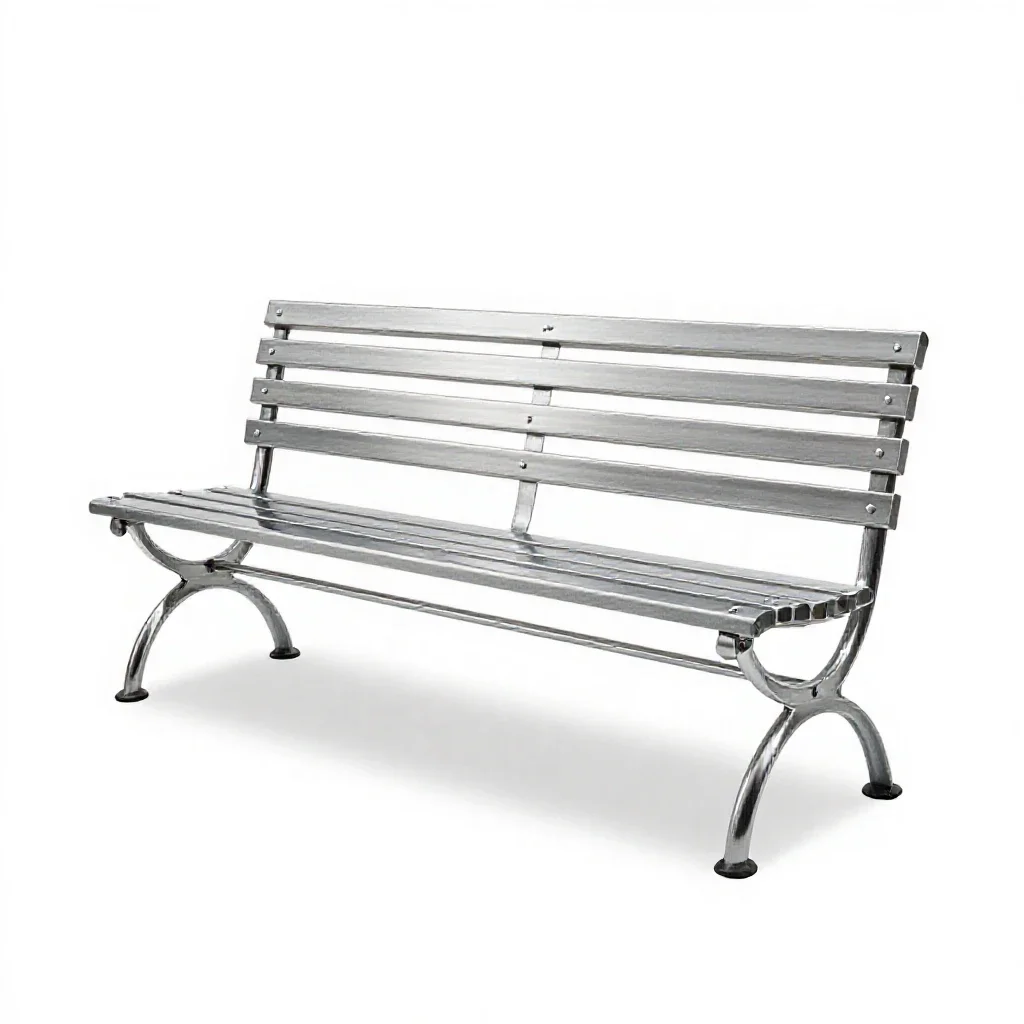Bench isolated on a white background