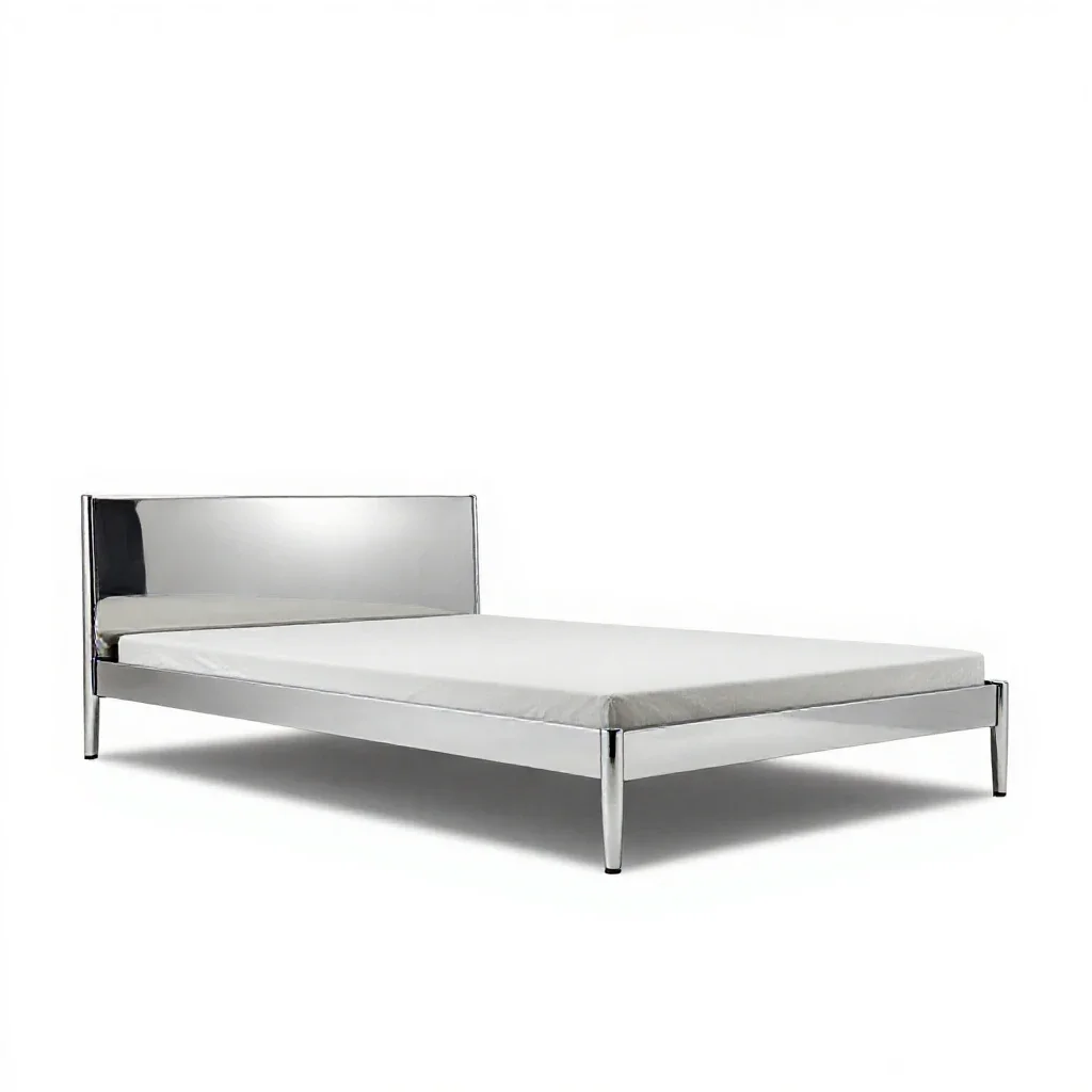 Built-in bed isolated on a white background