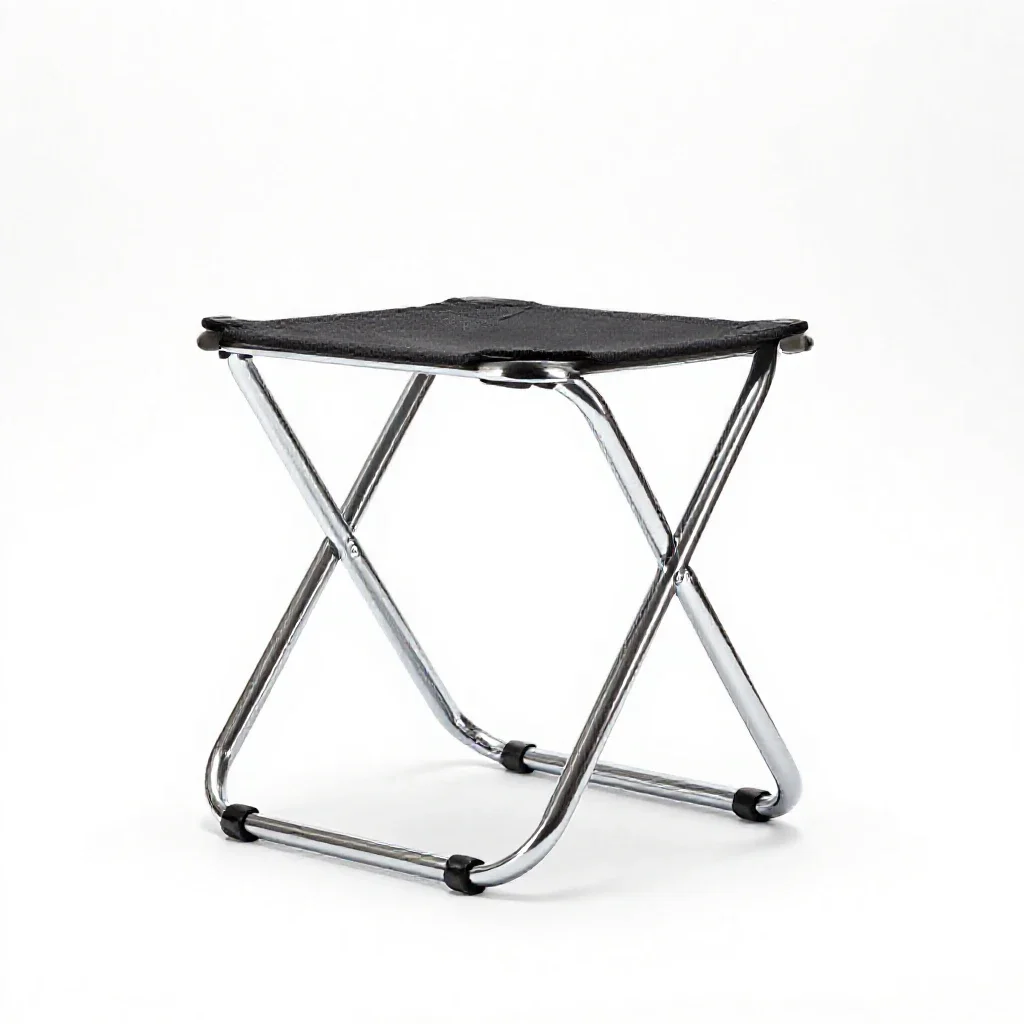Campstool isolated on a white background