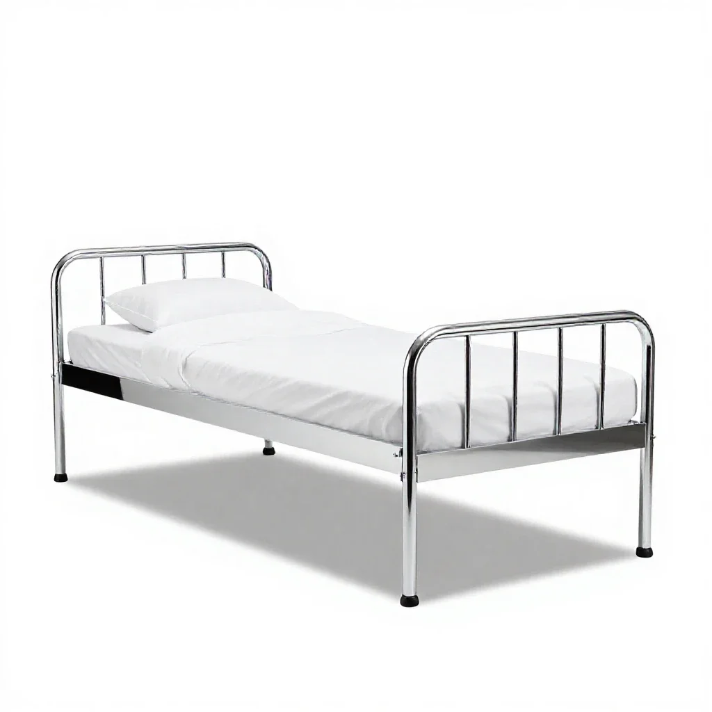 Deathbed isolated on a white background