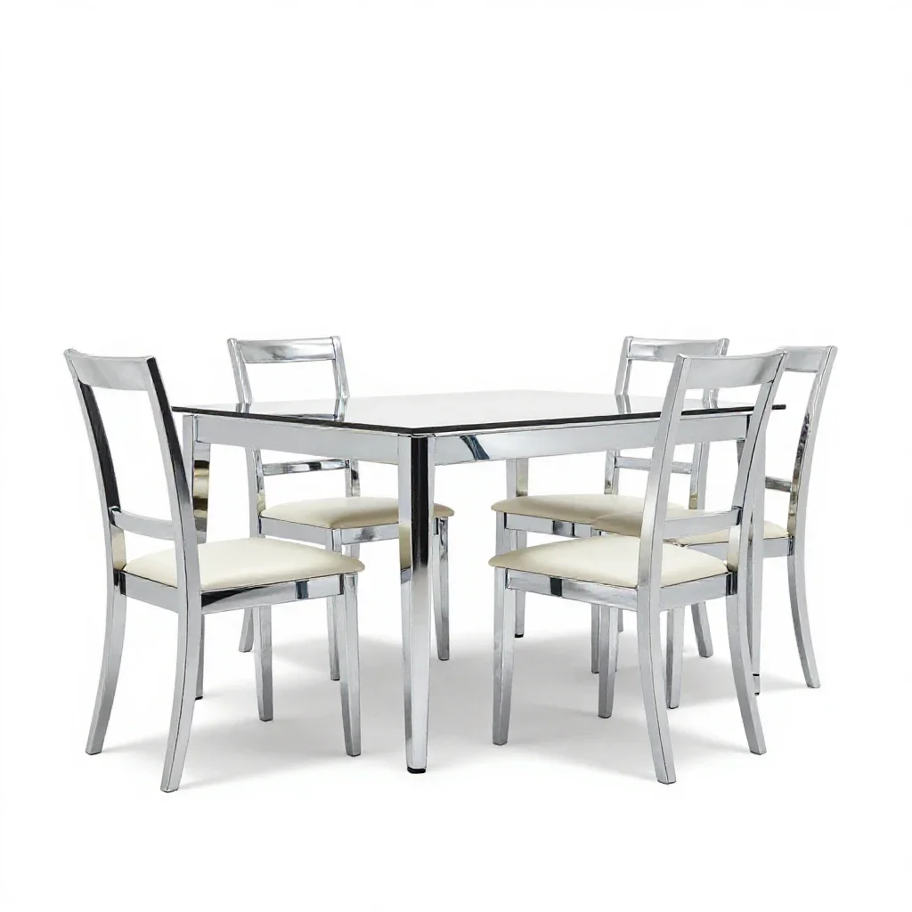 Dining-room furniture isolated on a white background