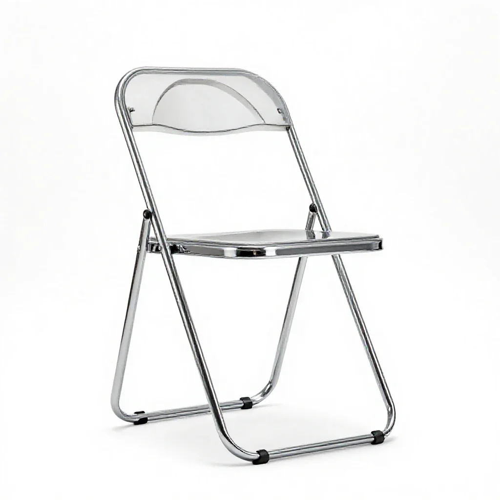 Folding chair isolated on a white background