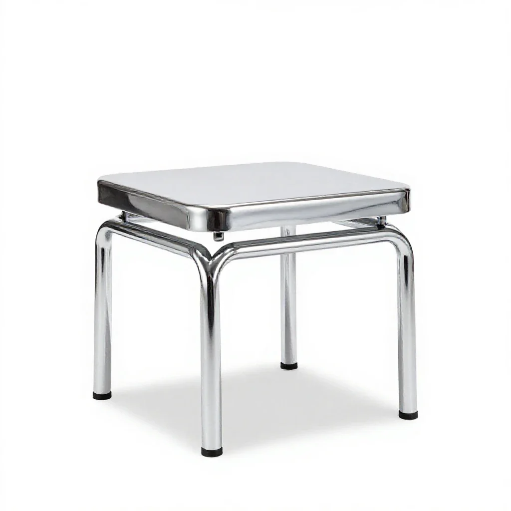 Footstool isolated on a white background